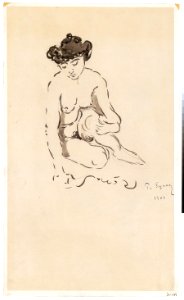 Seated Nude Woman MET 70G 117R4