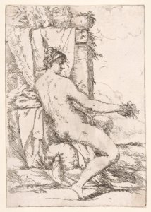 Seated woman facing right Met DP889721