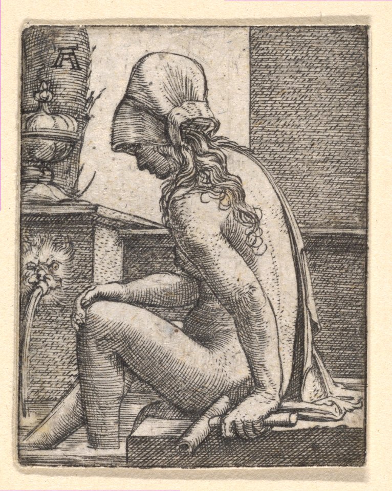 Seated Woman Bathing Her Feet MET DP833065