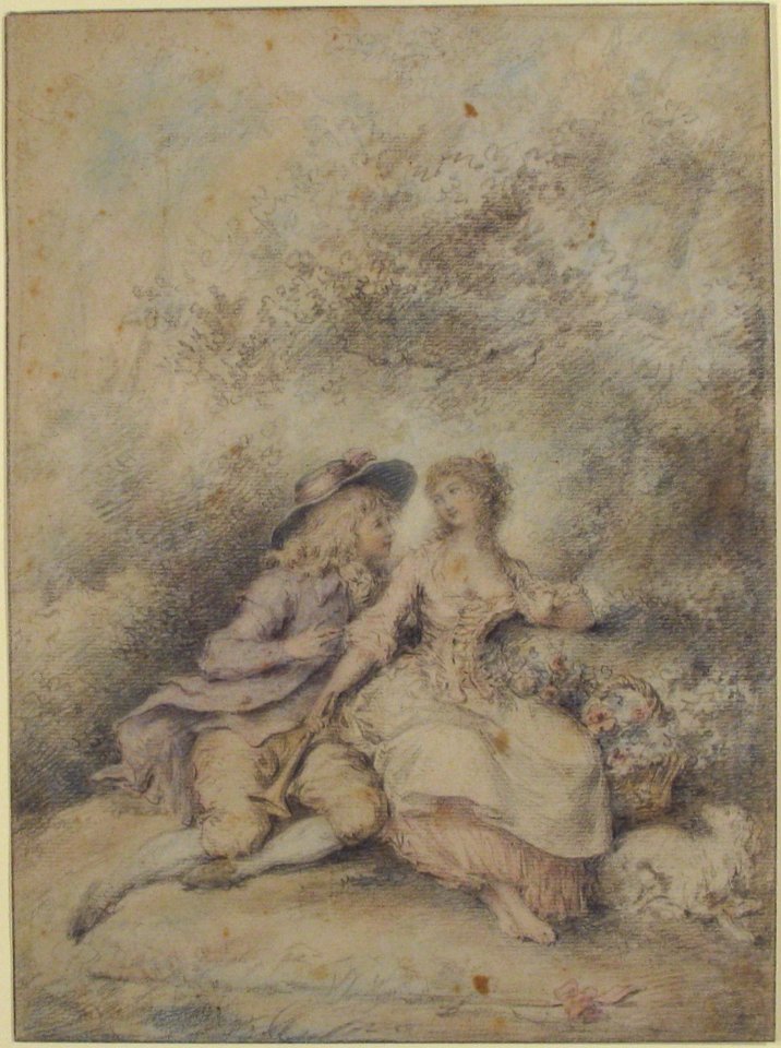 Seated Couple in a Bower MET 65.692.5