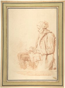 Seated Man Reading MET DP806403