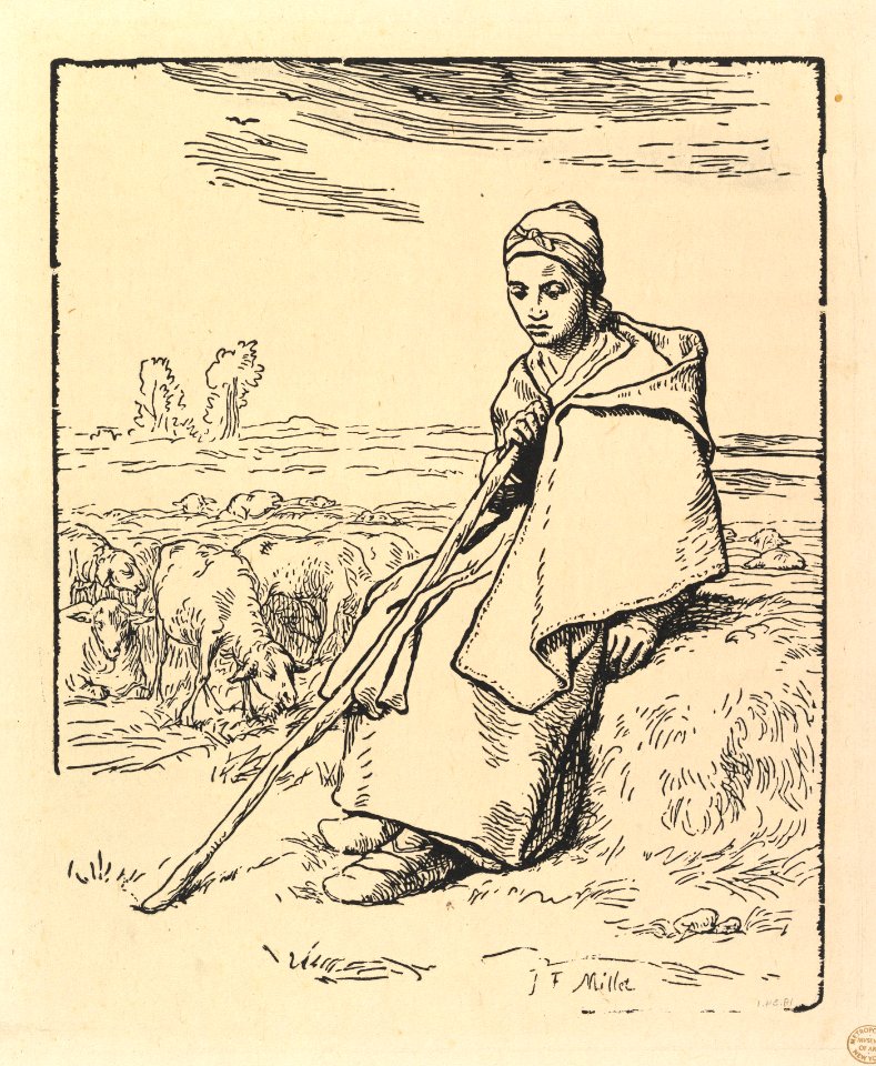 Seated Shepherdess MET DP827591