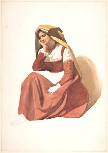 Seated Italian Peasant Woman MET DP800200