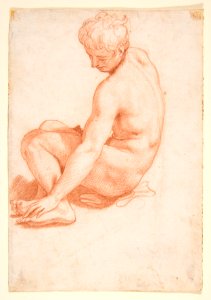 Seated Male Nude MET DP811556