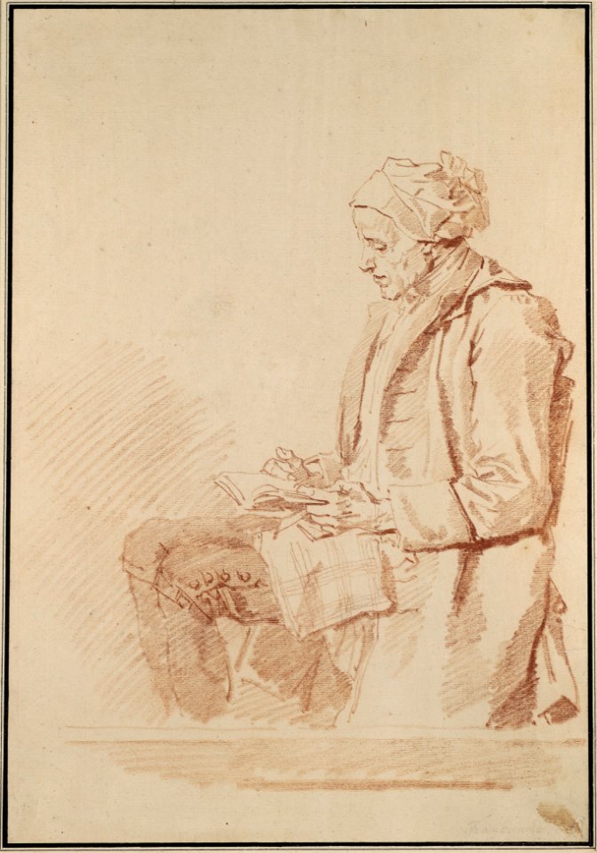 Seated Man Reading MET DP104247