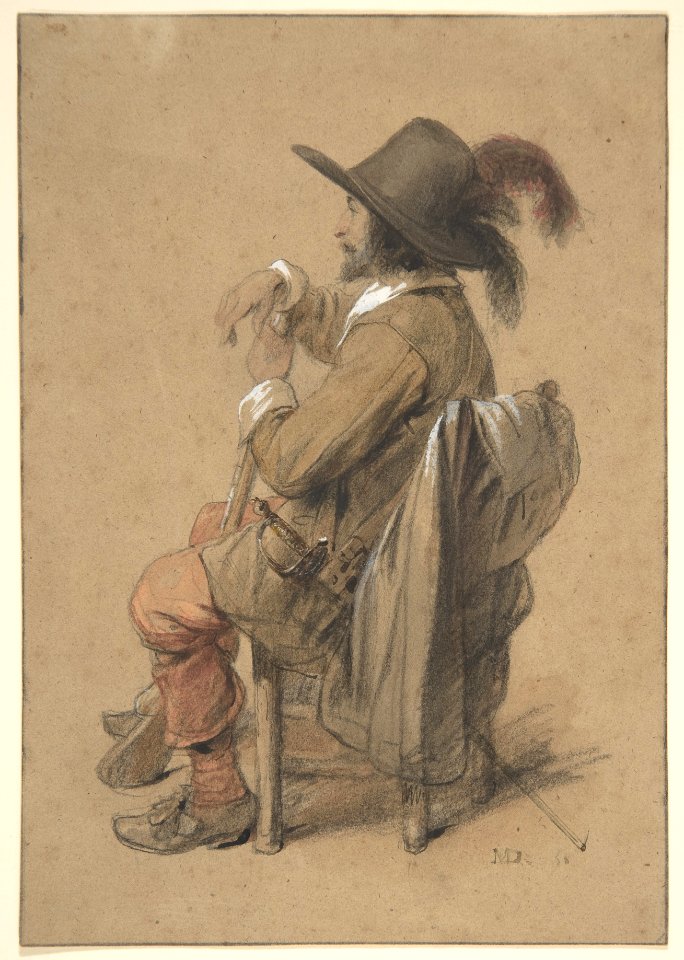 Seated Cavalier MET DP802221