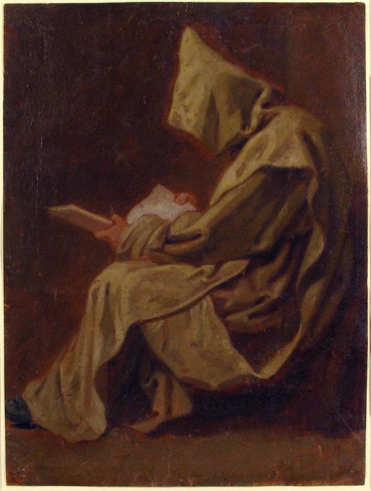 Seated Carthusian Holding an Open Book MET 1982.25.1