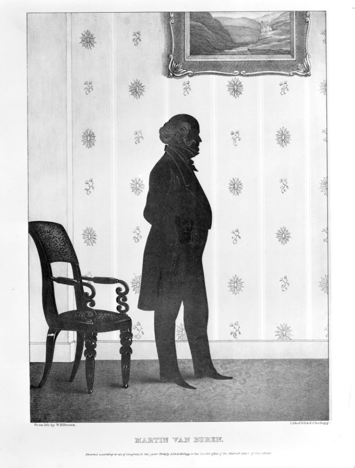 Silhouette Portrait of Martin Van Buren MET MM10777