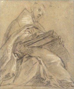 Seated Doctor of the Church Reading (Saint Ambrose or Saint Gregory) MET 80.3.417