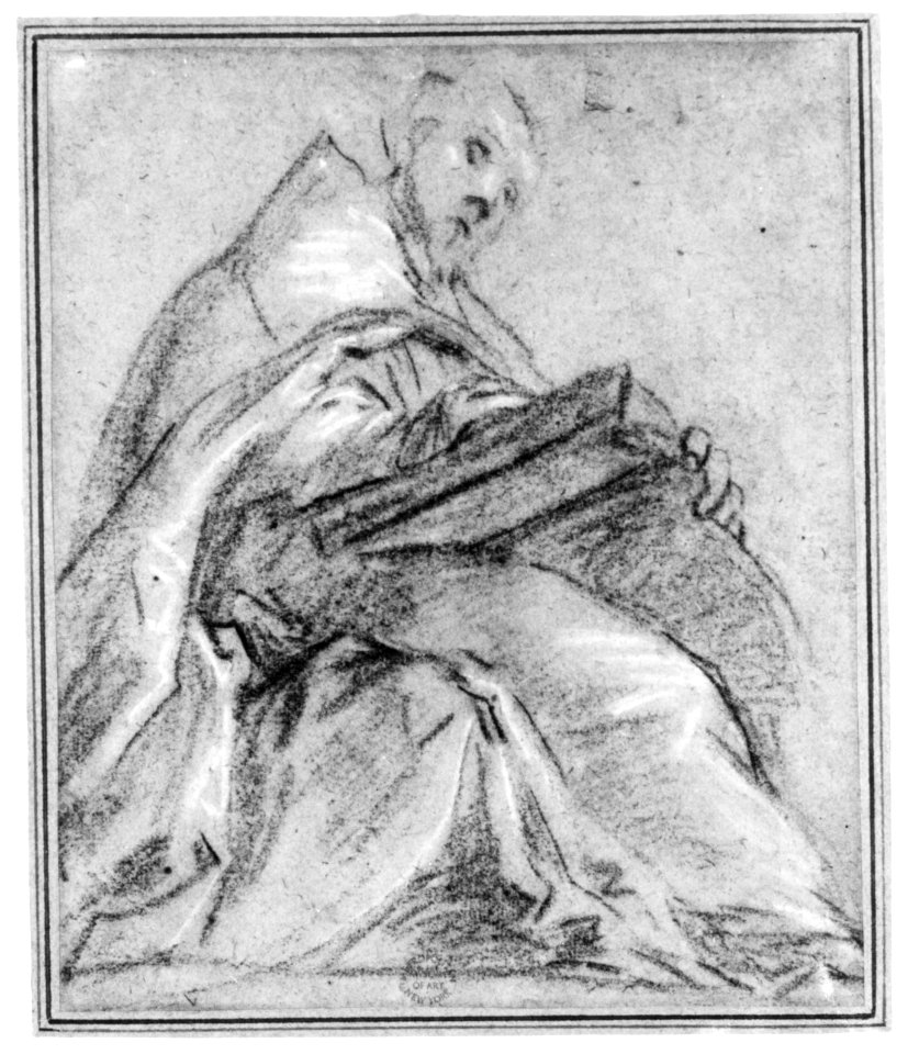 Seated Doctor of the Church Reading (Saint Ambrose or Saint Gregory) MET 271680