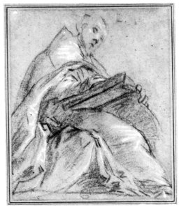 Seated Doctor of the Church Reading (Saint Ambrose or Saint Gregory) MET 271680