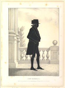 Silhouette Portrait of John Marshall MET DP819233