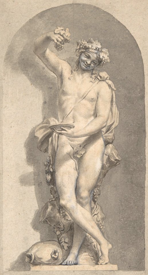 Silhouetted Study of Bacchus in a Niche MET DP803307