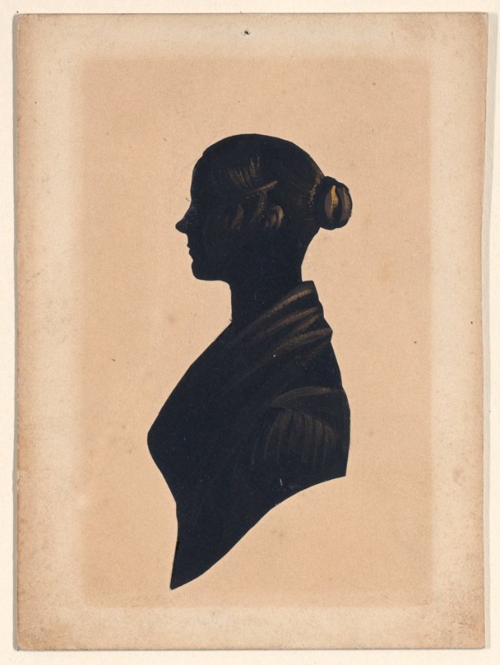 Silhouette of an unknown young lady Met DP887352