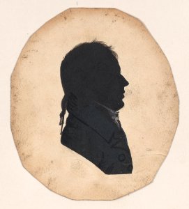 Silhouette of an unknown man Met DP887349