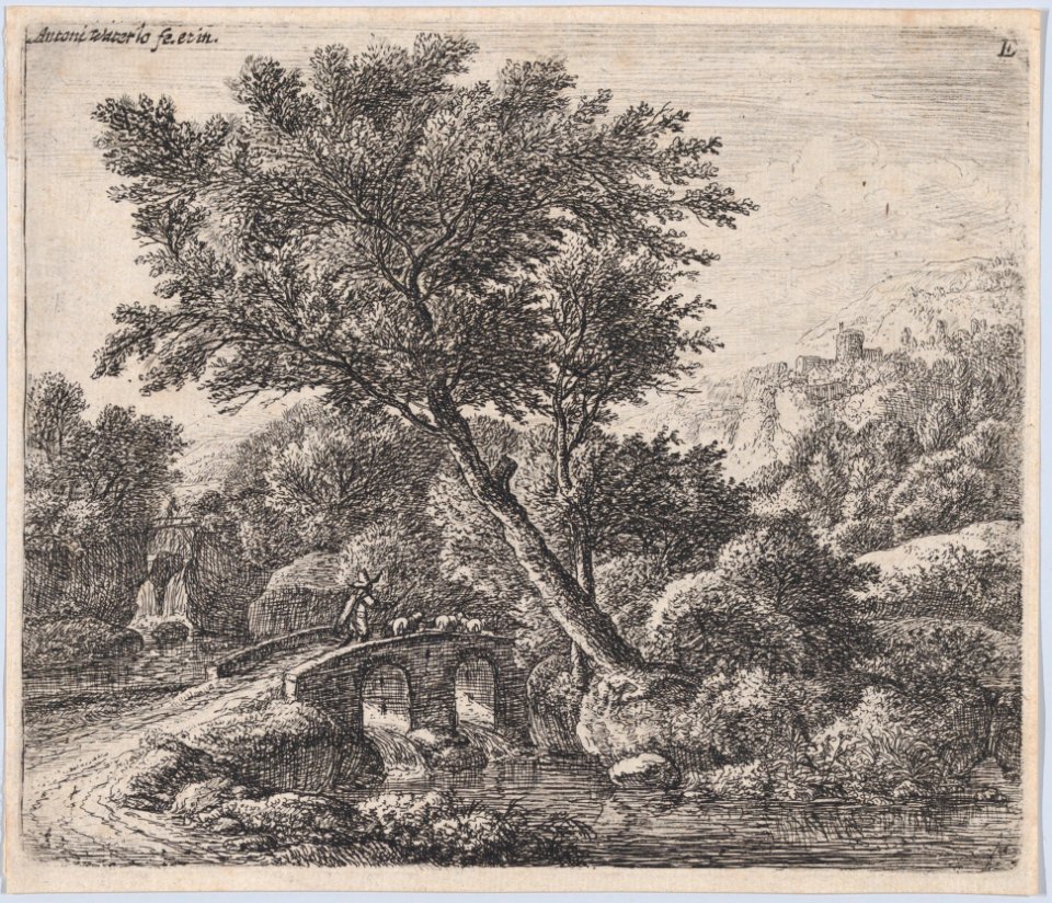 Shepherd on a Small Bridge MET DP876183