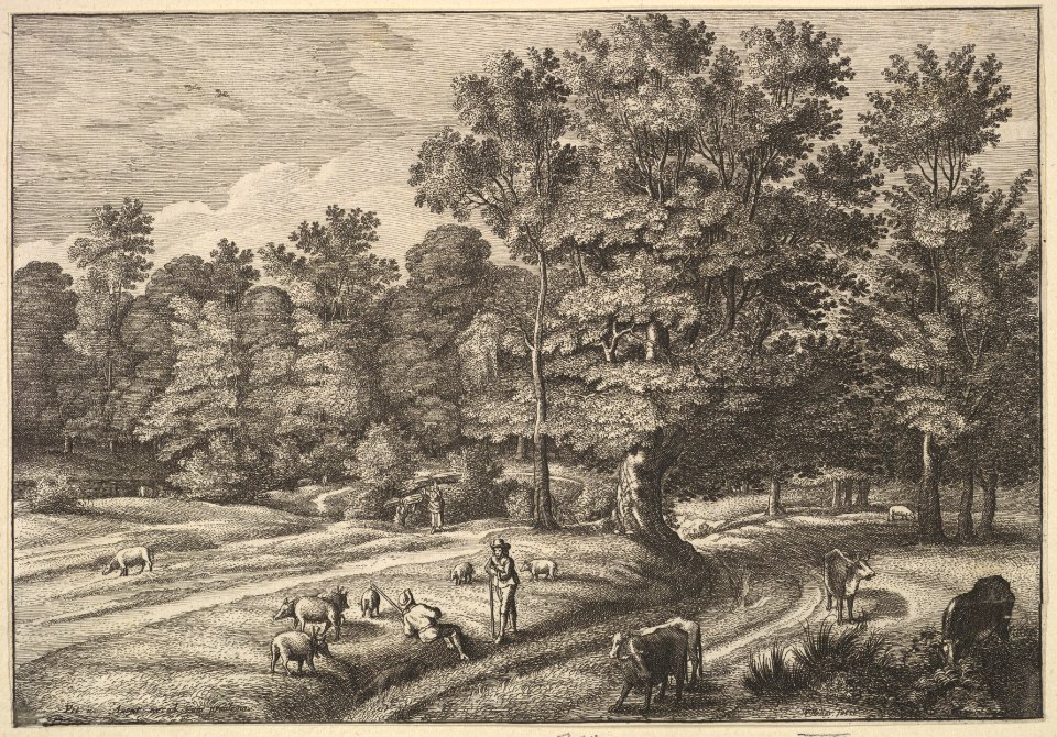 Shepherds in a Forest MET DP823347