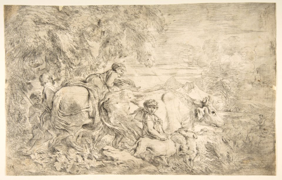 Shepherds with their Flock MET DP816520