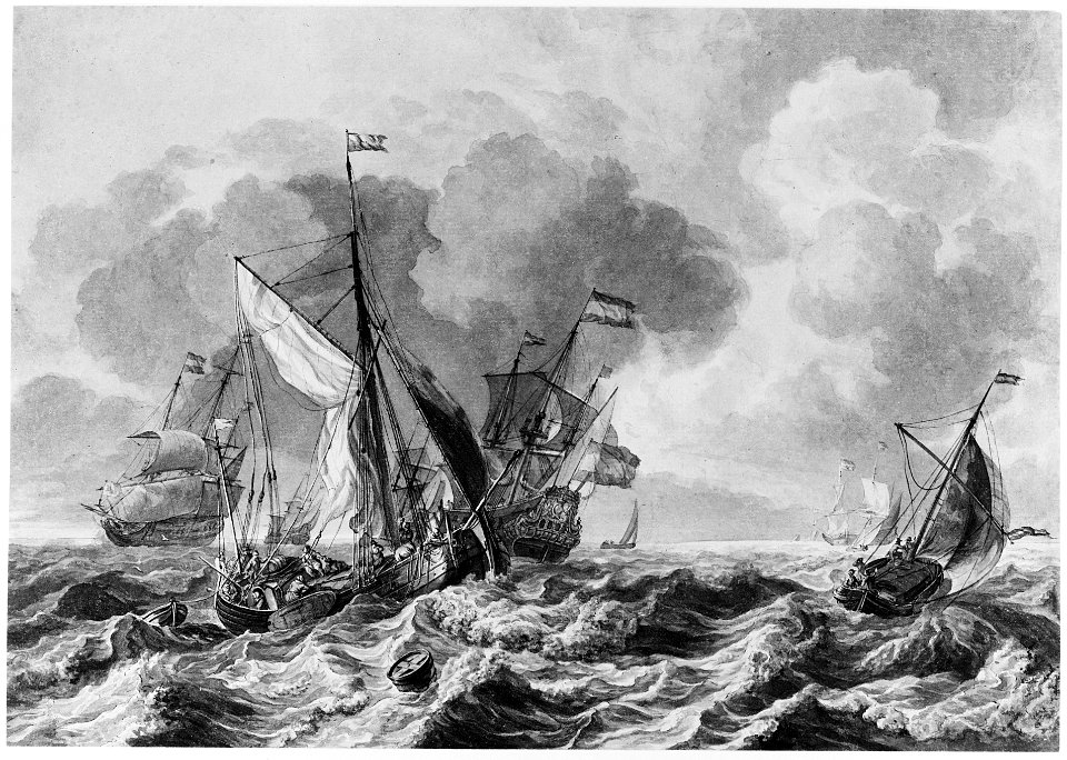 Ships in a Stormy Sea MET 261471