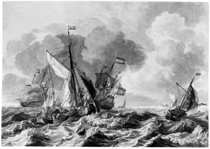 Ships in a Stormy Sea MET 261471
