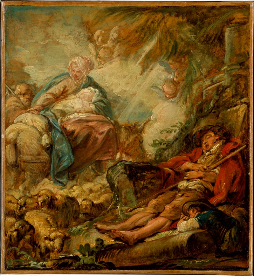 Shepherds Dreaming of the Flight into Egypt MET DT7460
