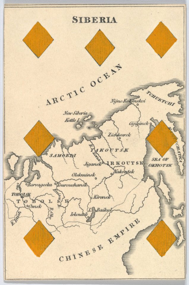 Siberia in Asia from Court Game of Geography MET DP862913