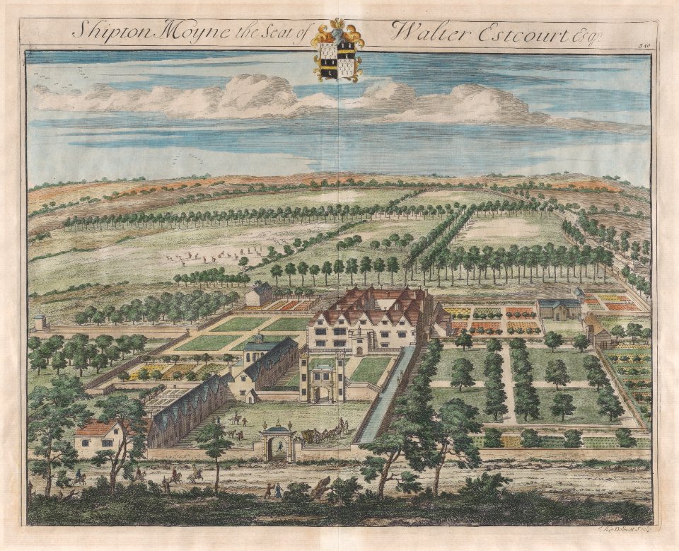 Shipton Moyne, The Seat of Walter Estcourt, Esq. Met DP887767