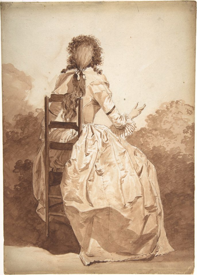 Seated Woman, Seen from Behind MET DP808581