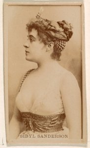 Sibyl Anderson, from the Actresses series (N245) issued by Kinney Brothers to promote Sweet Caporal Cigarettes MET DP859515