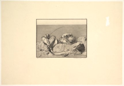 Siesta I, from the series Radierte Skizzen MET DP822928