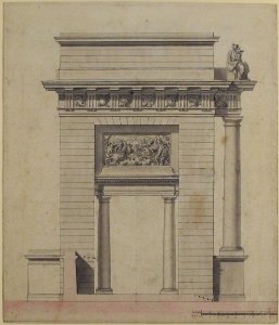 Side Elevation of a Triumphal Arch MET 1970.736.20
