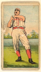 Seery, Left Field, Indianapolis, from the Gold Coin series (N284) for Gold Coin Chewing Tobacco MET DP824772