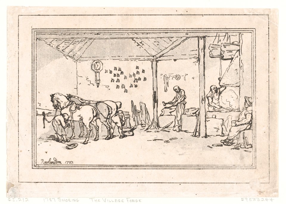 Shoeing- The Village Forge MET DP871931