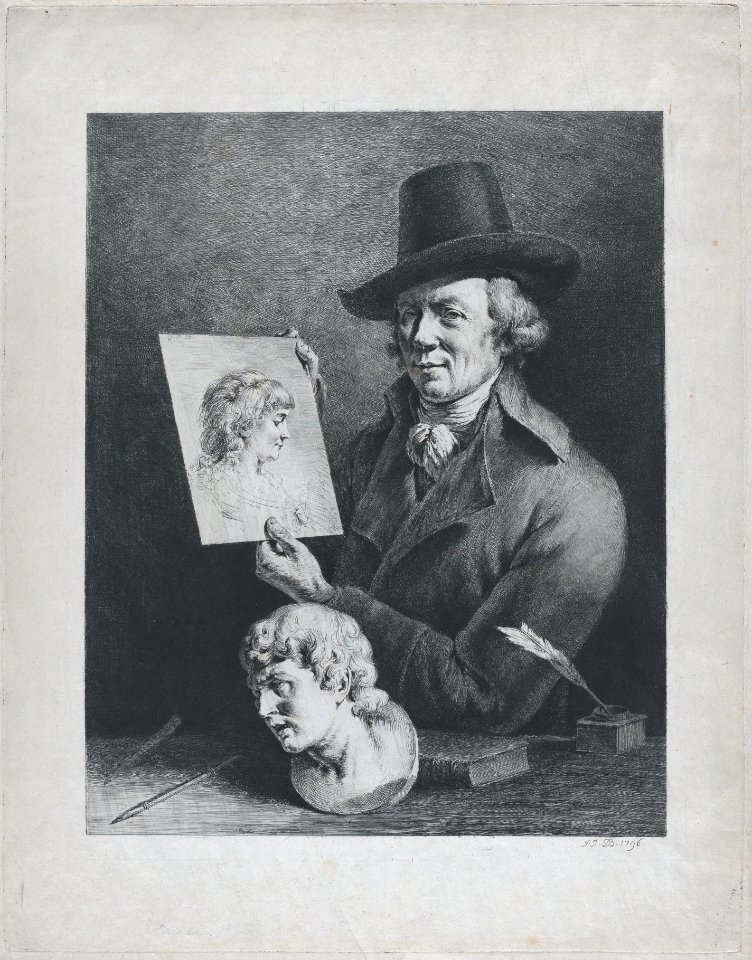 Self Portrait Holding Portrait of Wife MET DP874580