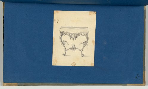 Sideboard Table, in Chippendale Drawings, Vol. I MET DP-14278-052