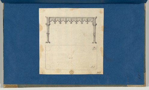 Sideboard Table, from Chippendale Drawings, Vol. II MET DP-14176-043