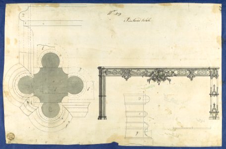 Sideboard Table, from Chippendale Drawings, Vol. II MET DP118190