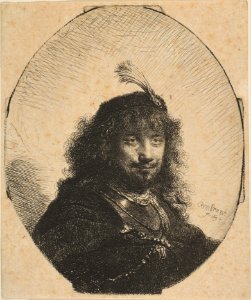 Self-Portrait with Plumed Cap and Lowered Sabre MET DP814412