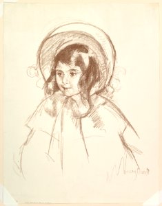 Sara Wearing Her Bonnet and Coat MET DP820230