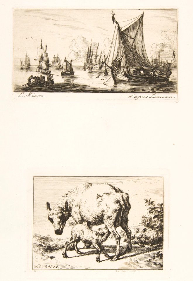 South Sea Fishers; Ewe with Two Lambs MET DP813120