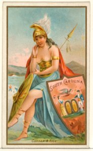 South Carolina, from the Industries of States series (N117) issued by Duke Sons & Co. to promote Honest Long Cut Tobacco MET DPB873651