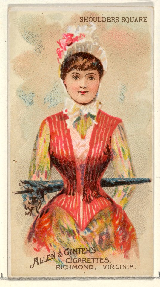 Shoulders Square, from the Parasol Drills series (N18) for Allen & Ginter Cigarettes Brands MET DP834975