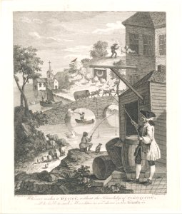Satire on False Perspective- Frontispiece to "Kirby's Perspective" MET DT258101