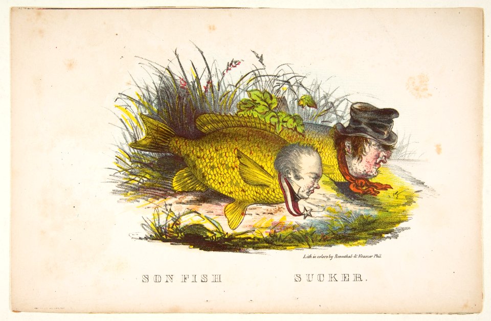 Son Fish and Sucker, from The Comic Natural History of the Human Race MET DP813074