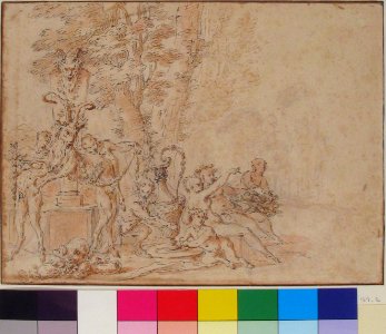 Satyrs Preparing for a Festival MET 61.127.2