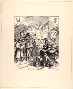Santa Claus in Camp (published in Harper's Weekly, January 3, 1863) MET DP831803