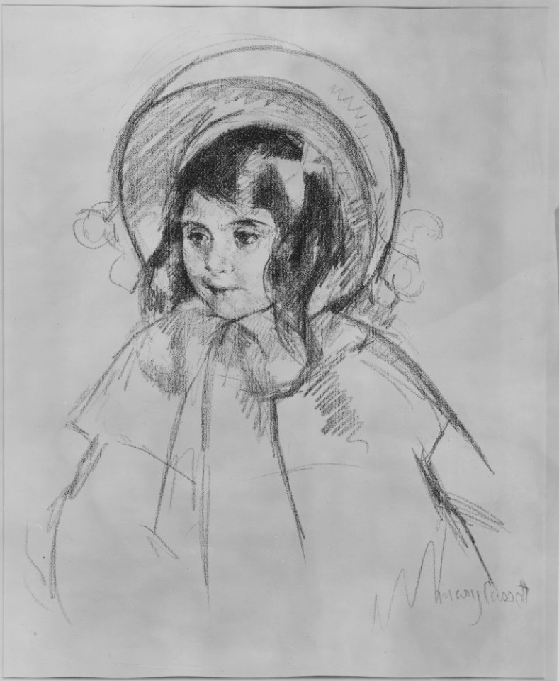 Sara Wearing Her Bonnet and Coat MET MM8321