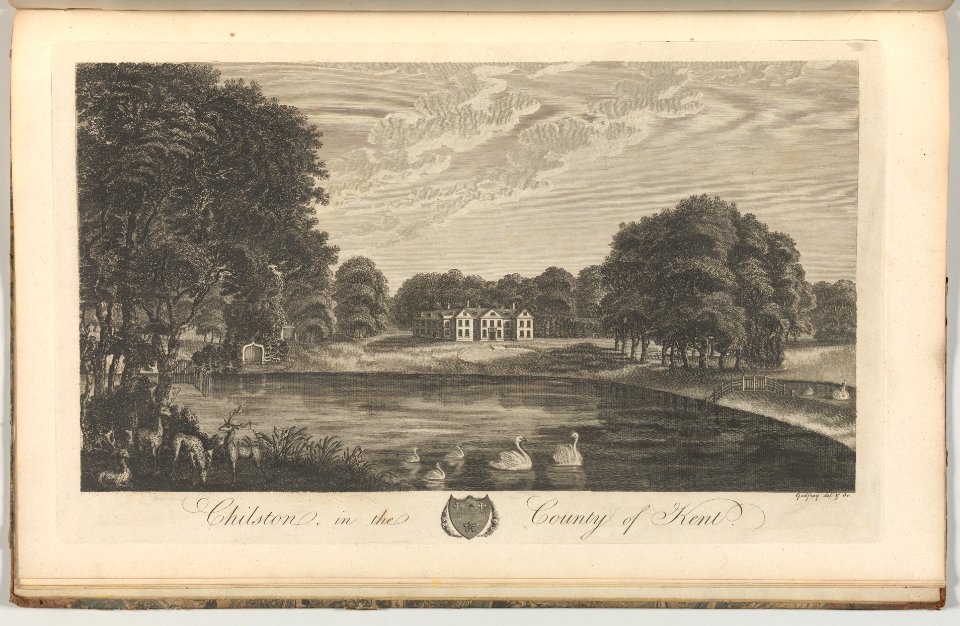 Somerhill, near Tunbridge, in the County of Kent, from Edward Hasted's, The History and Topographical Survey of the County of Kent, vols. 1-3 MET DP-12696-063