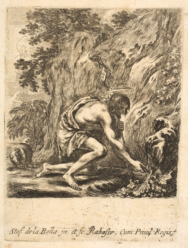 St. John the Baptist Drawing Water from a Spring MET DP817173