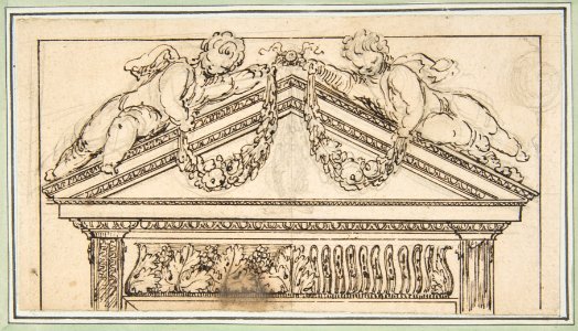 Study of a Pediment MET DP812497